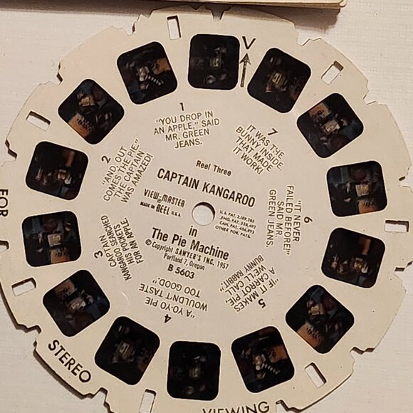 FUN VINTAGE Captain Kangaroo View Master Reels x 3 - Picture 4 of 7
